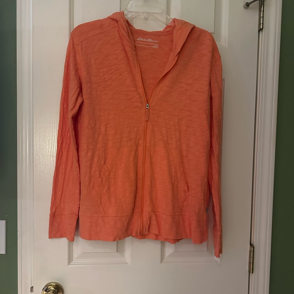 Eddie Bauer Women's Bright Orange Hoodie